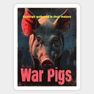 War Pigs, A vintage comics cover Magnet